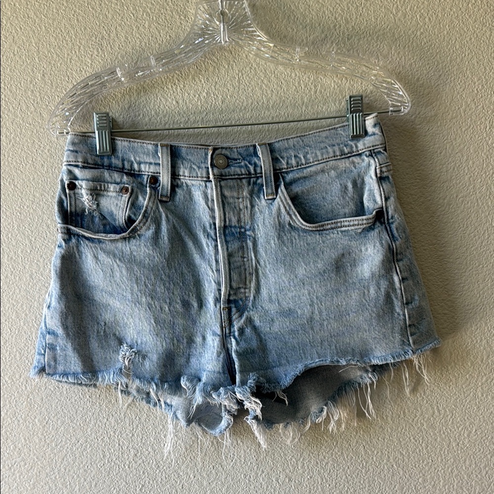 Levi’s 501 Cutoff Jean Shorts Size 28 EUC